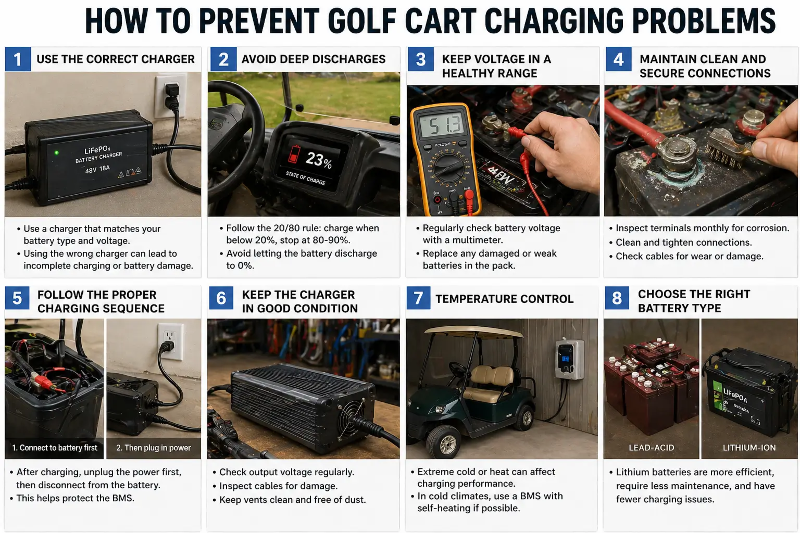 How To Prevent Golf Cart Charging Problems How To Prevent Golf Cart Charging Problems