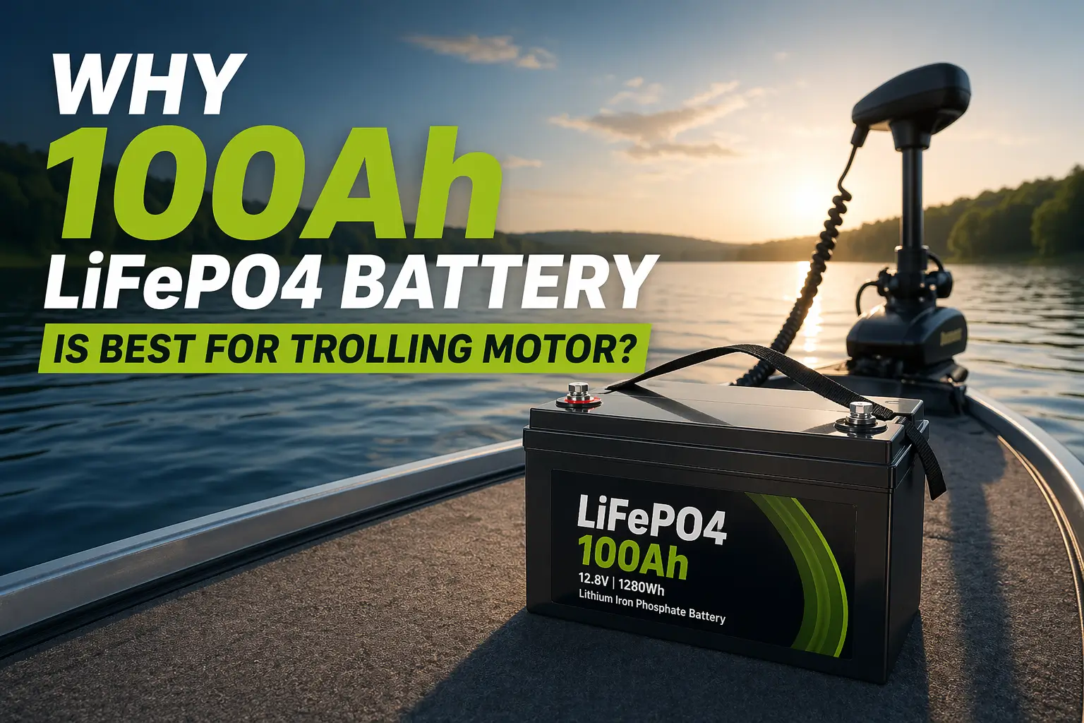 Je li baterija od 100 Ah dovoljna za trolling motor?